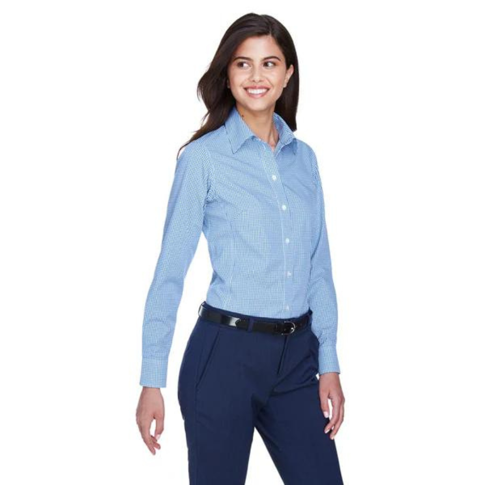 Girl wearing dress shirt