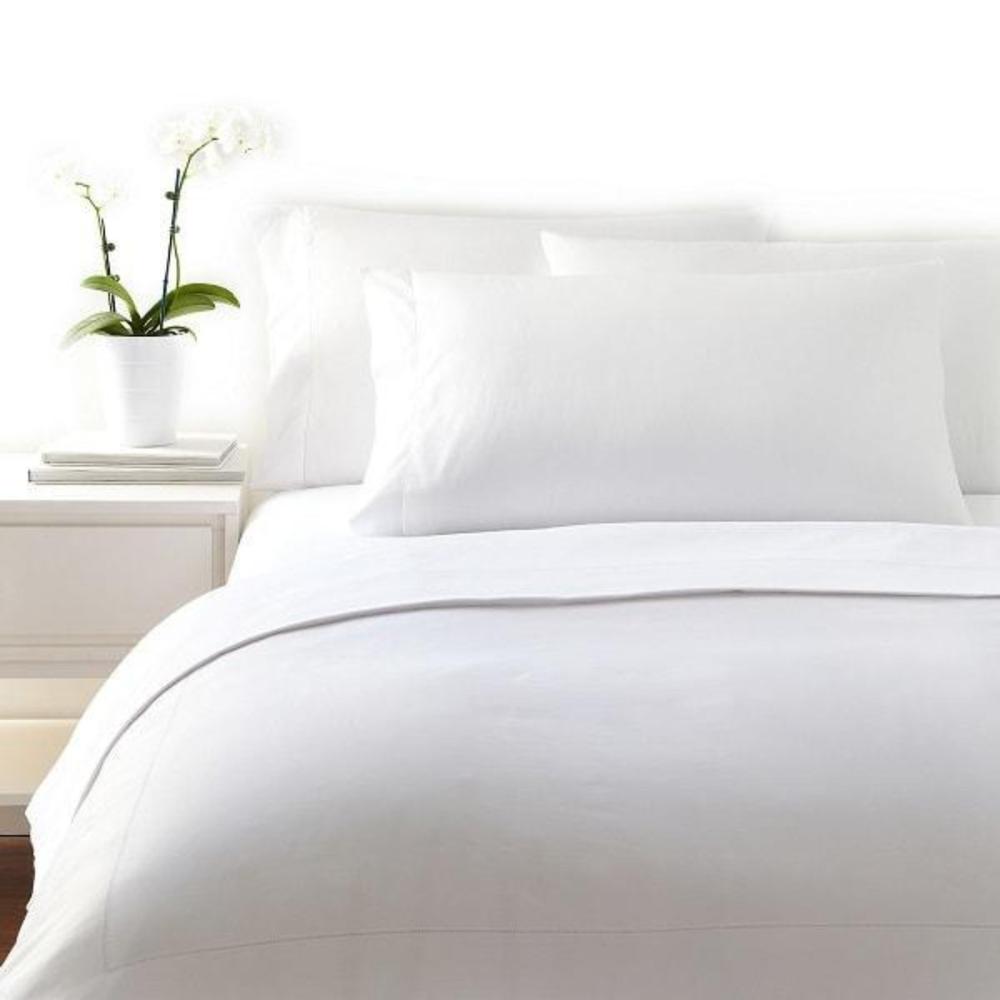 Premium Cotton Polyester Blend Flat Bed Sheet