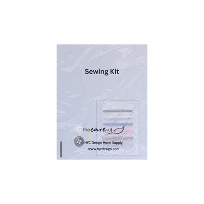 6 Color Travel Sewing Kit, Thread Repair Emergency Kit with Buttons - Full kit view