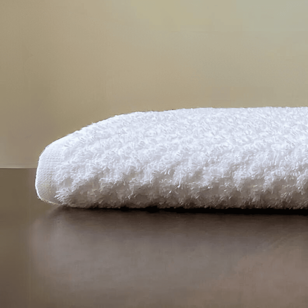 Hotel towels jacquard design bulk
- Luxury Bath Towel Close View Folded