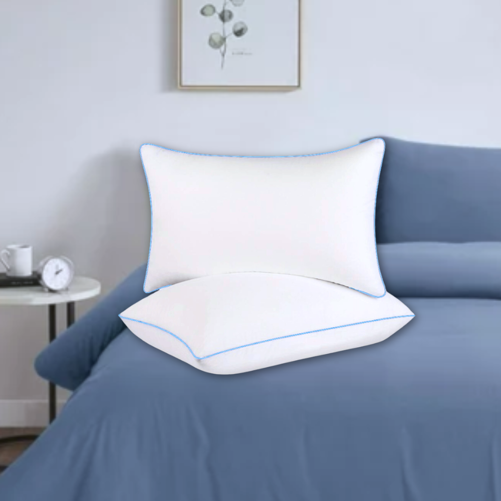 IHG - Soft PillowLightweight queen-size pillow with soft feather filling, ideal for luxury hotel chain guest rooms or eco-conscious Airbnb hosts