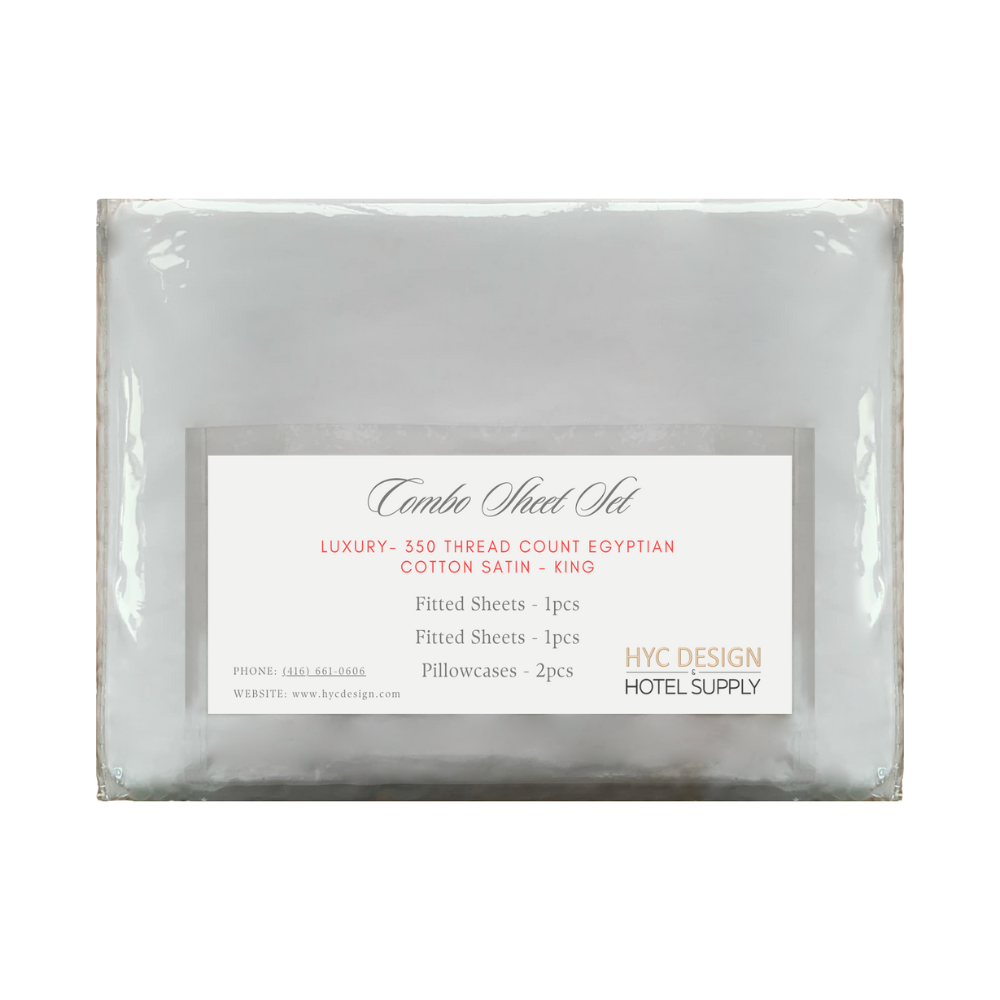 Deluxe 350 Thread Count Sheet Sets (Multiple Sizes)