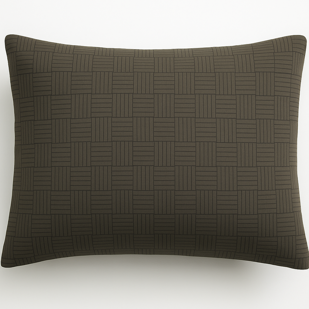 Luxury Grey Duvet Cover – 3D Weave Texture with Zipper Closure