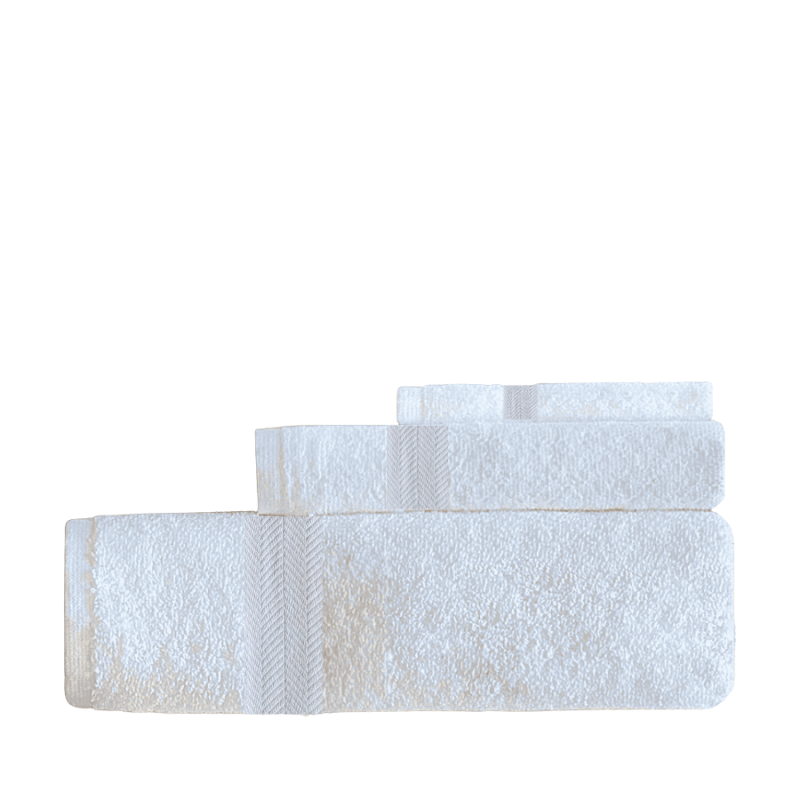 Luxury 3pc Turkish cotton towel set for hotels, bulk hospitality supply with bath towel, hand towel, and facecloth