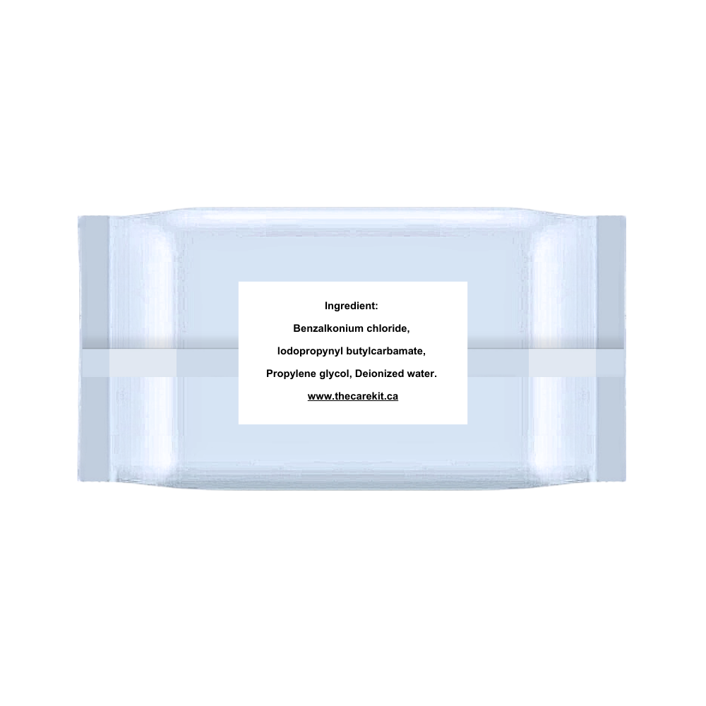 Multipurpose Alcohol Free Disinfectant Cleaning Wipes (20cm X 15cm)- Back view