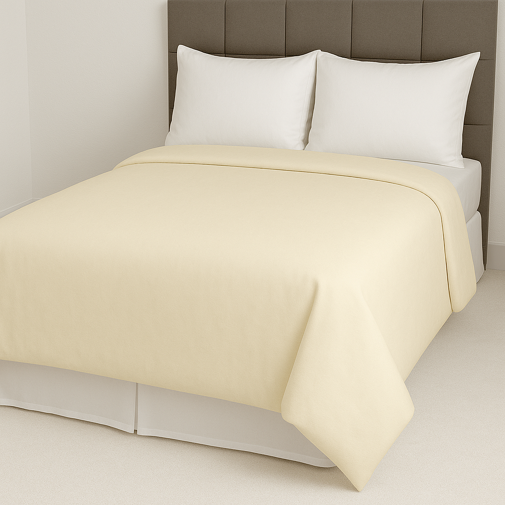 Polyester 3pc Solid Color Duvet Cover Set - Multiple Colors Available