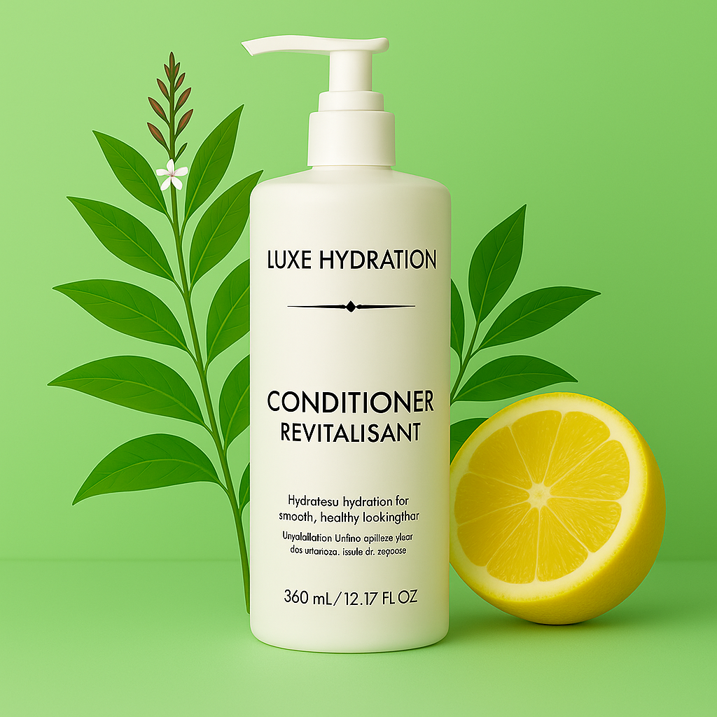 Hydrating lemon verbena conditioner 360ml for hospitality use. Perfect for hotels, inns, and Airbnb guest bathrooms in bulk