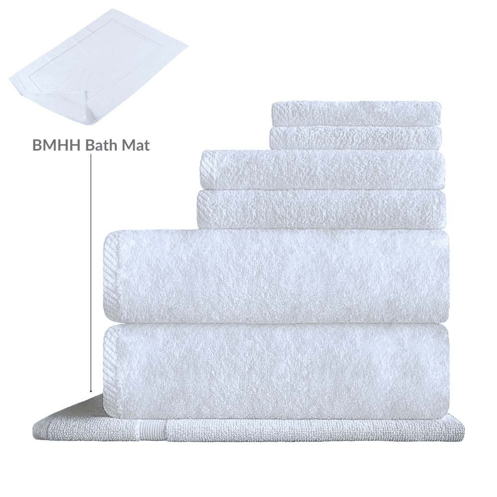 Premium hotel towel set, ideal for Airbnb and hospitality use