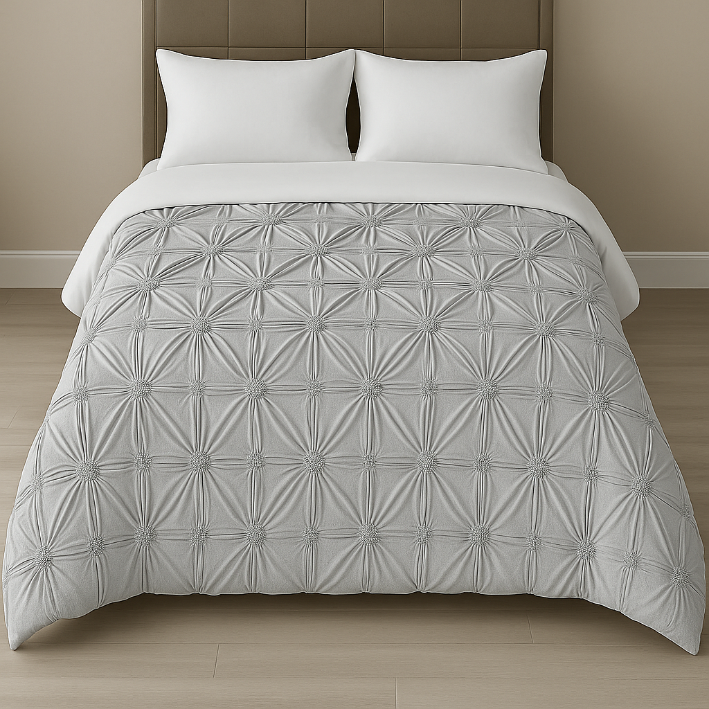 Luxurious 3pc Floral Duvet Cover Set (Multiple Colors)