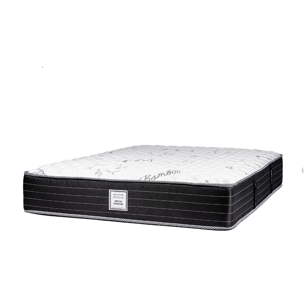 Firm orthopedic mattress ideal for home bedrooms and back pain relief