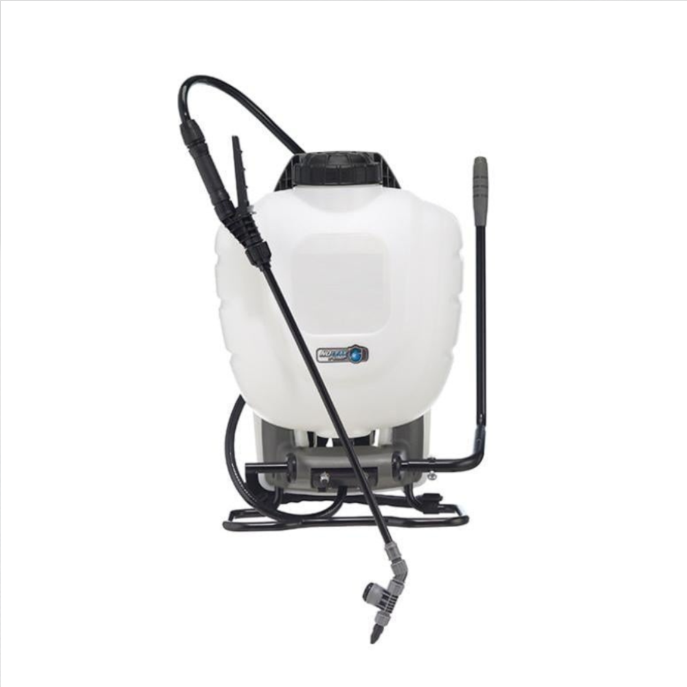 portable backpack disinfectant fogger spray machine for cleaning and sanitizing hotels, offices, and public spaces