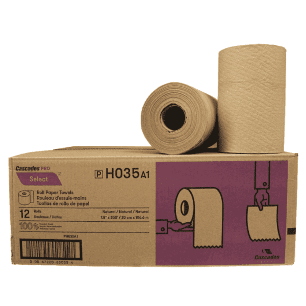 Cascades Pro Kraft Hand Towel Rolls