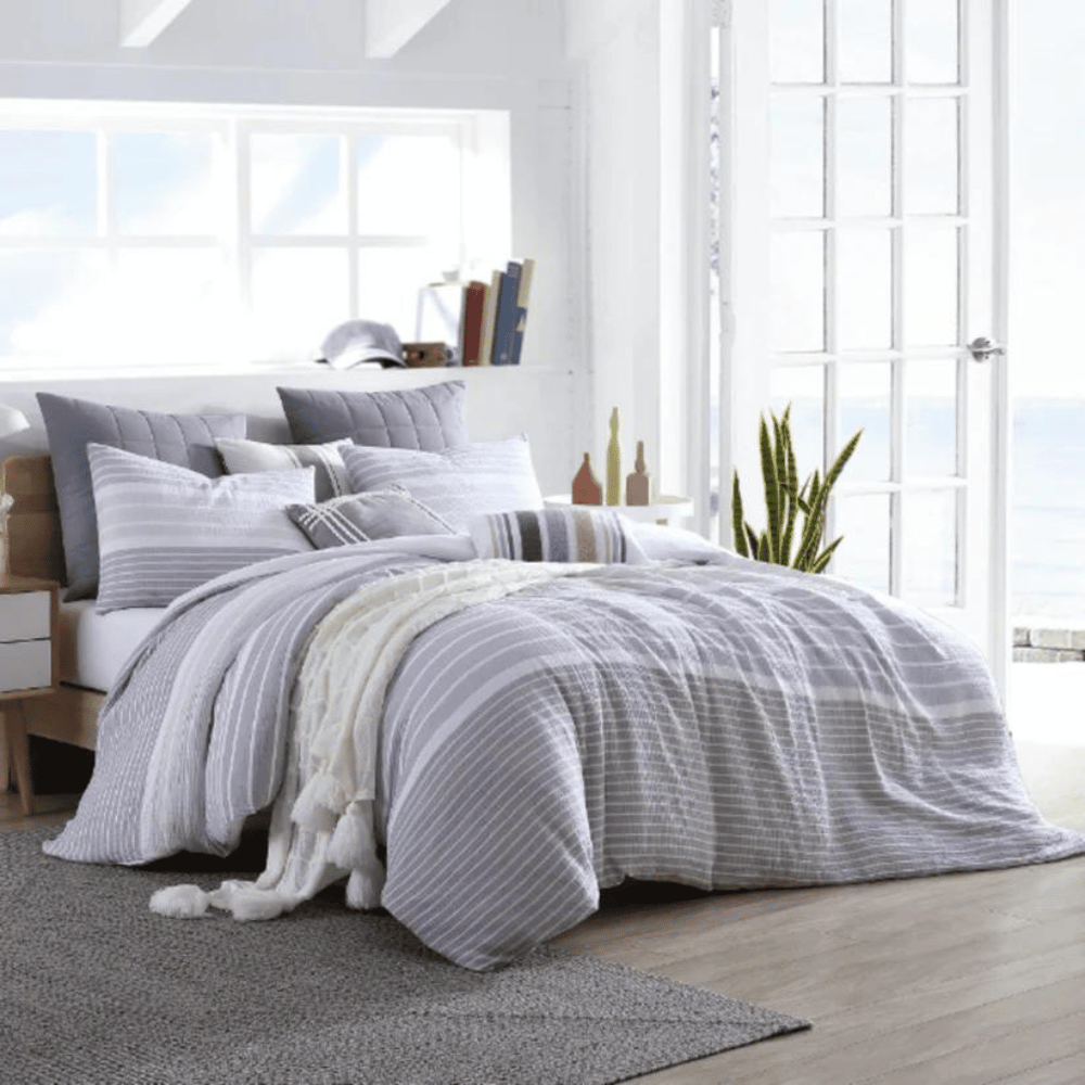 3pc Cordelia Duvet Cover Set- Mauve