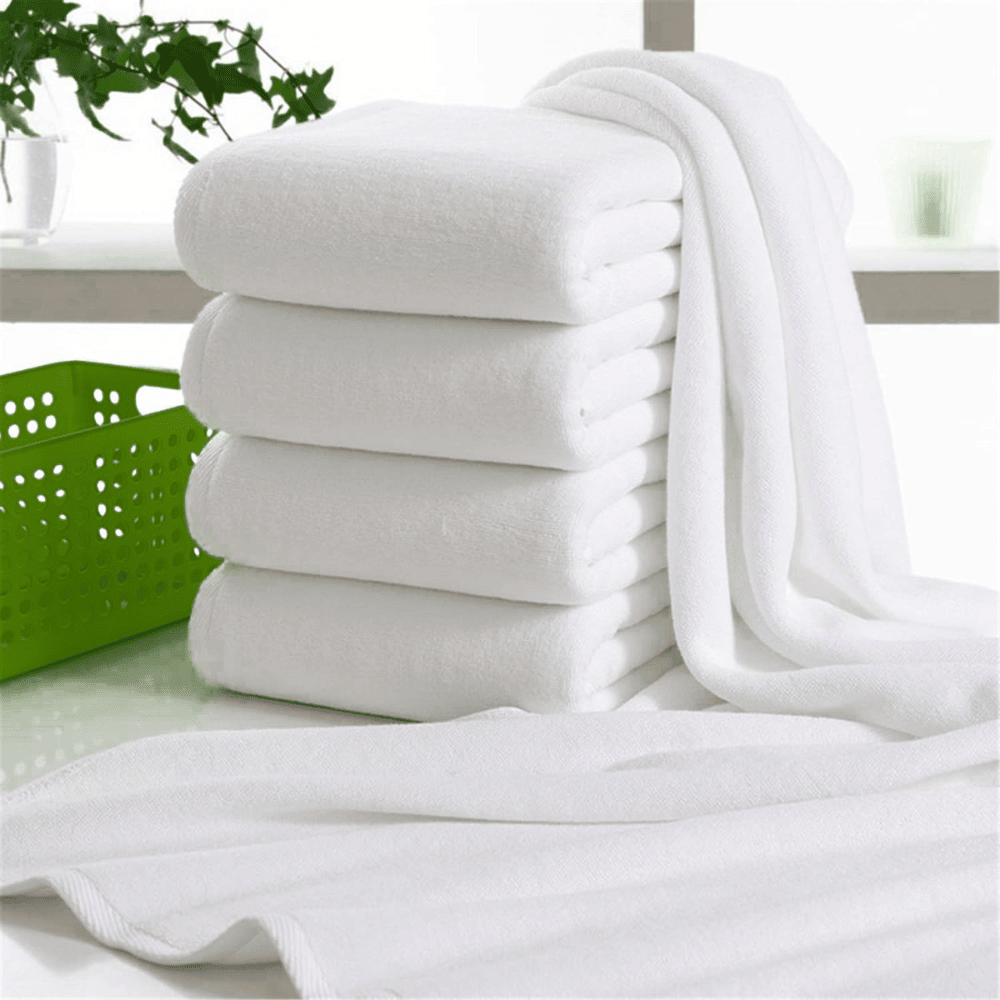 Extra-large cotton bath sheet styled in a clean bathroom setting for a premium, spa-like drying experience