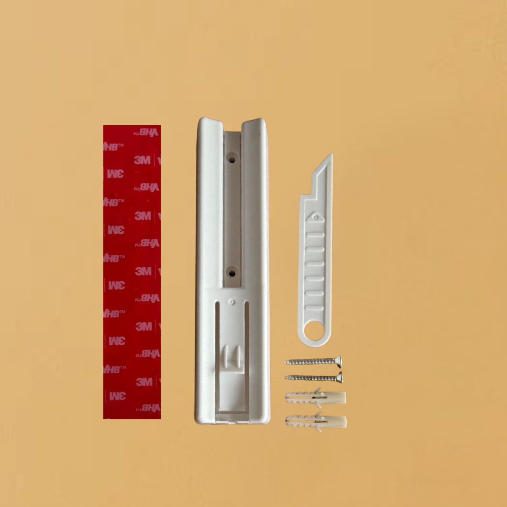Wall mounting bracket with key set, durable hardware solution for secure installation and easy access in residential or commercial use