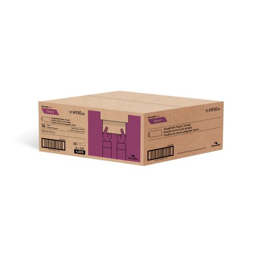 Single Fold Cascades Pro Kraft Hand Towel Sheets - 250 Pcs x 16/cs