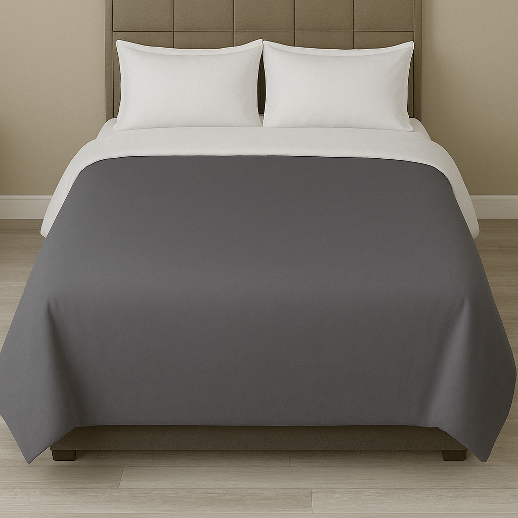 Polyester 3pc Solid Color Duvet Cover Set - Multiple Colors Available