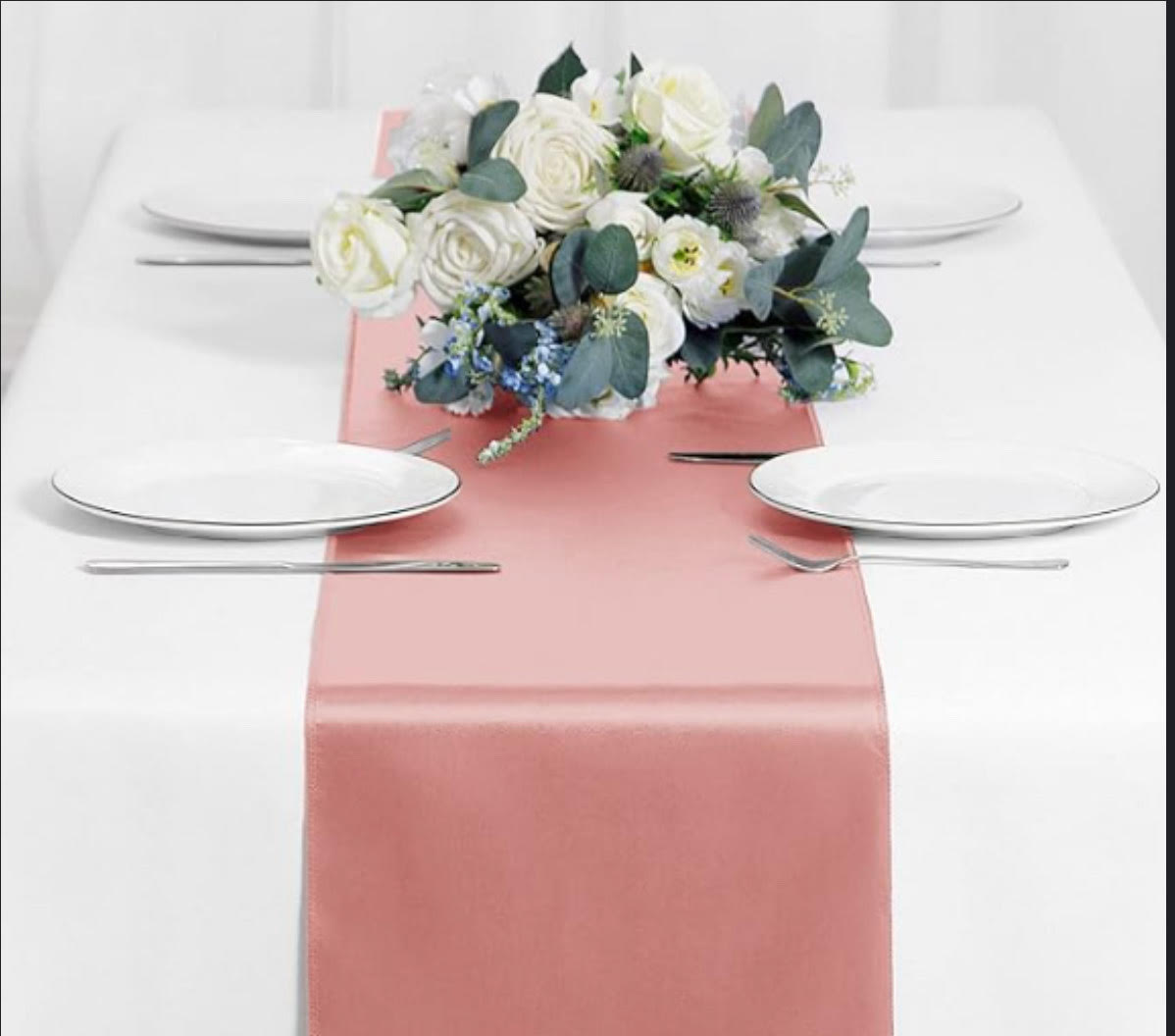 Satin Table Runners (12x108) / Rose Gold.