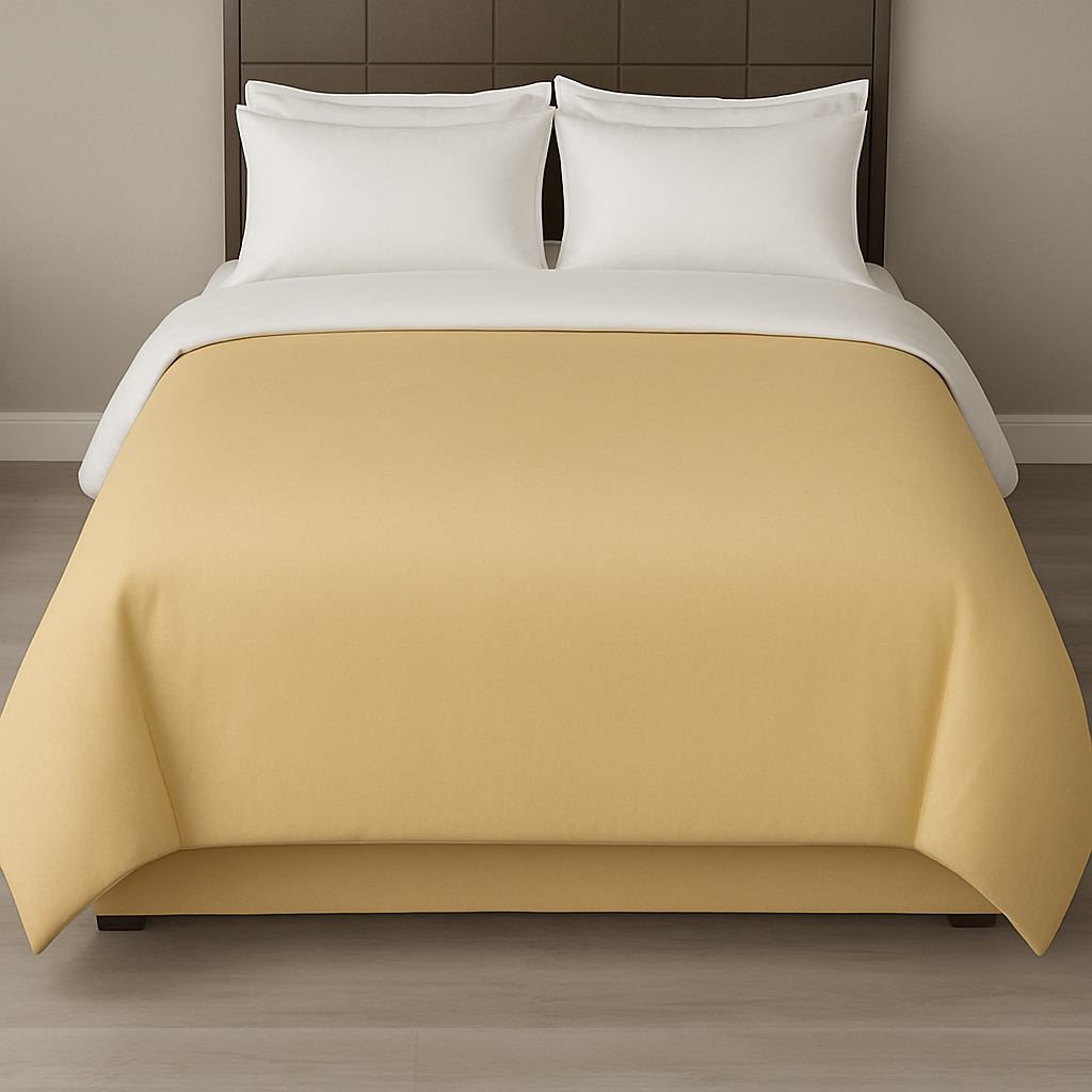Polyester 3pc Solid Color Duvet Cover Set - Multiple Colors Available