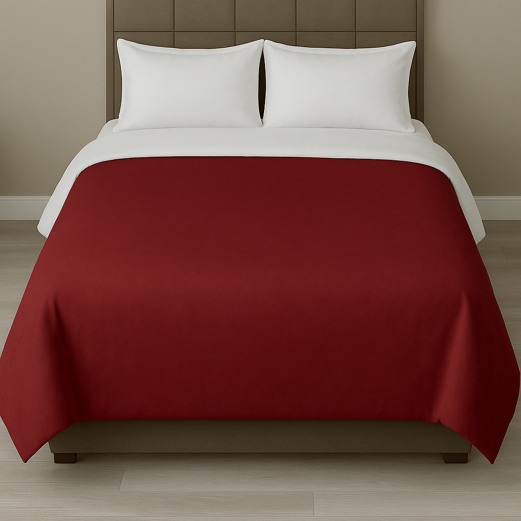 Polyester 3pc Solid Color Duvet Cover Set - Multiple Colors Available