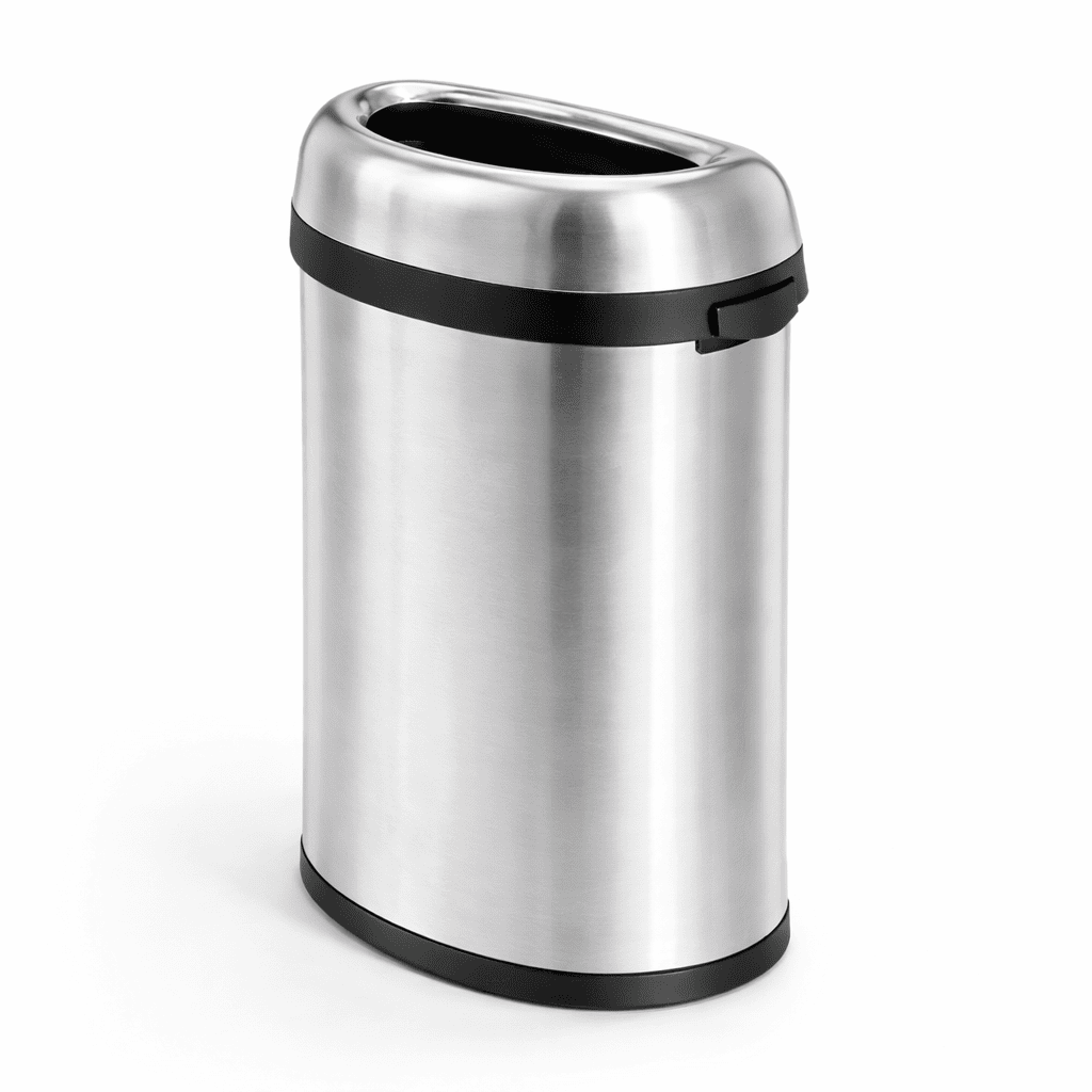 Stainless Steel Trash Can w/ Wide Open Top - Premium Trash Cans & Wastebaskets from HYC Design - Just $249.99! Shop now at HYC Design & Hotel Supply