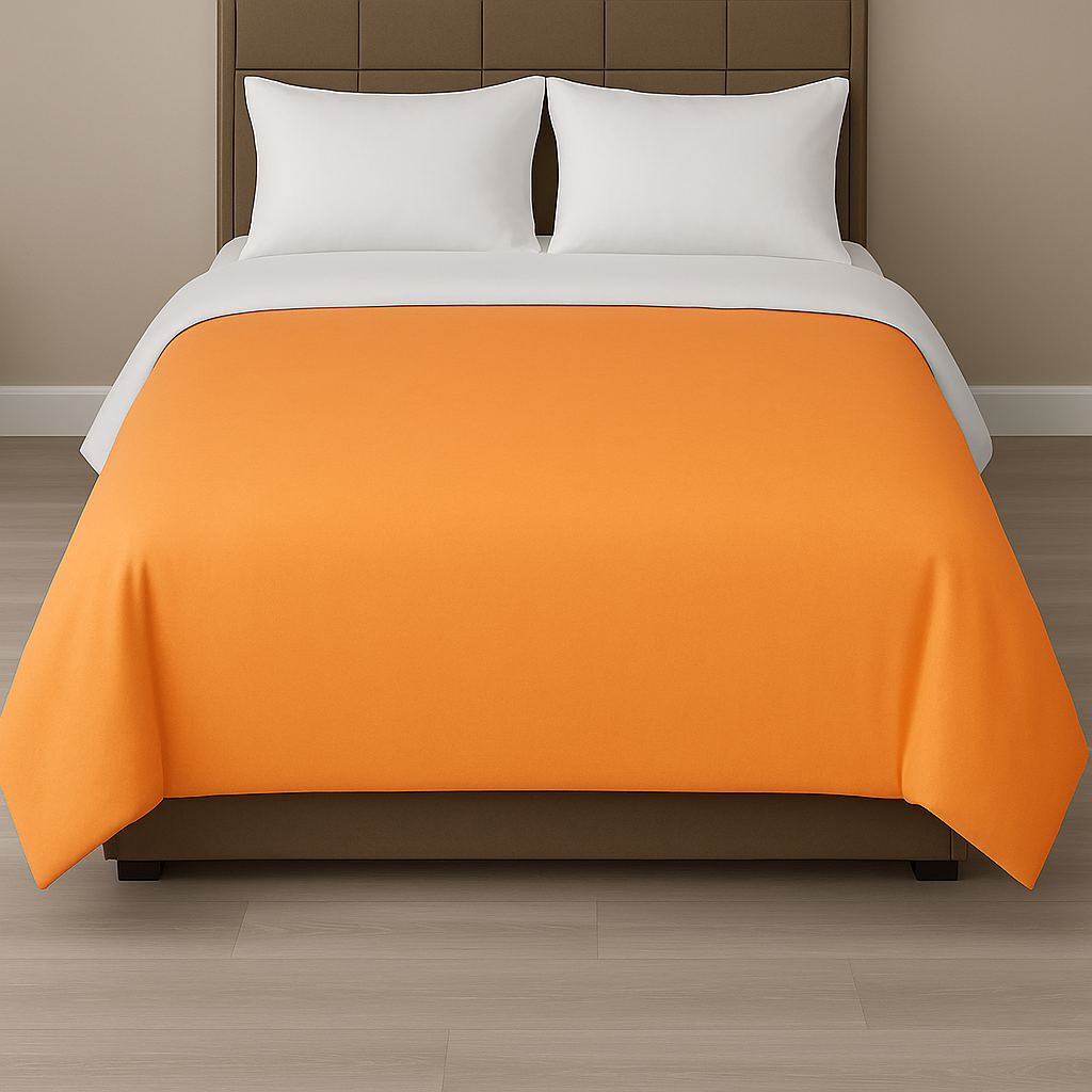 Polyester 3pc Solid Color Duvet Cover Set - Multiple Colors Available