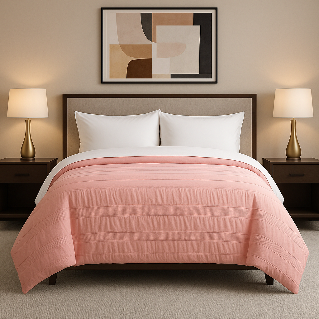 3pc Soft and Breathable Moselle Cotton Duvet Set (Multiple Colors)