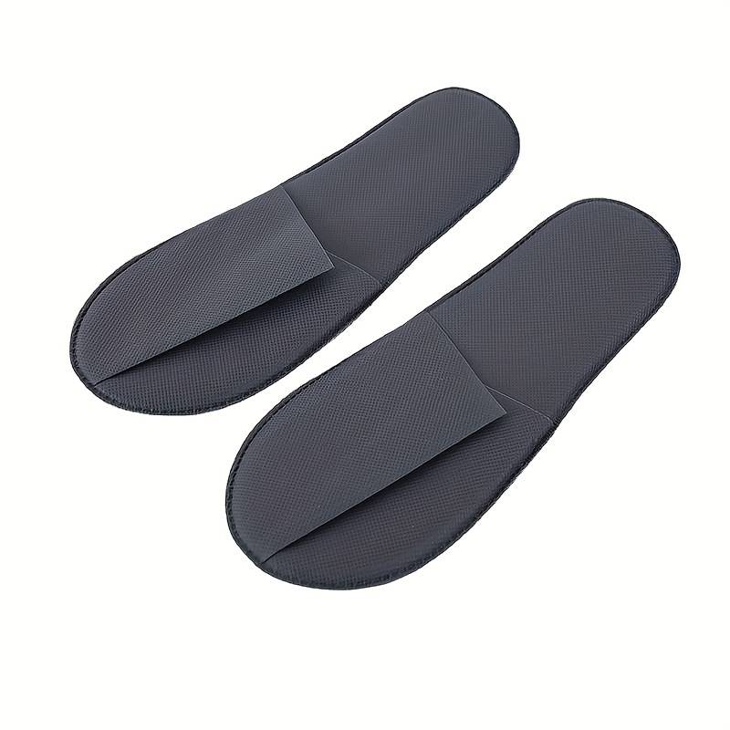 Premium Grey Closed Toe Spa Slippers