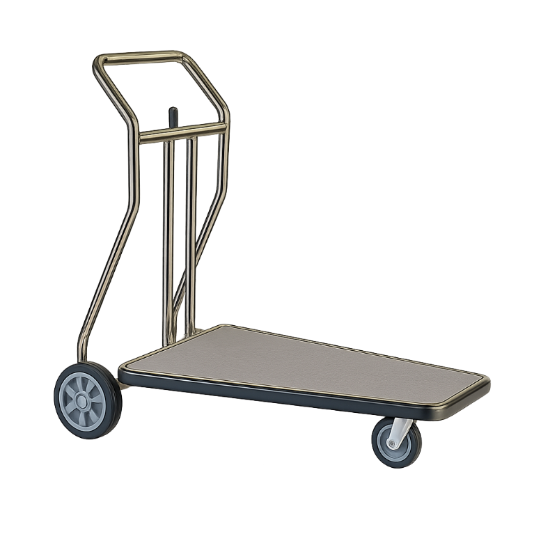 Stainless Steel Self-Service Hotel & Airport Trolley