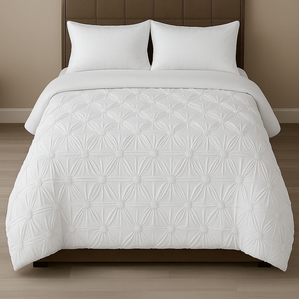 Luxurious 3pc Floral Duvet Cover Set (Multiple Colors)