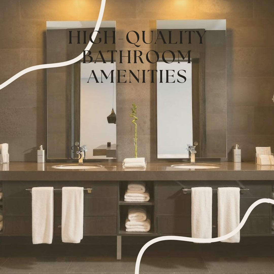 Amenities for your hotel bathroom
