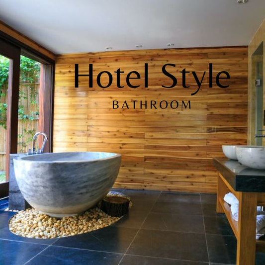 Hotel inspired bathroom guide 