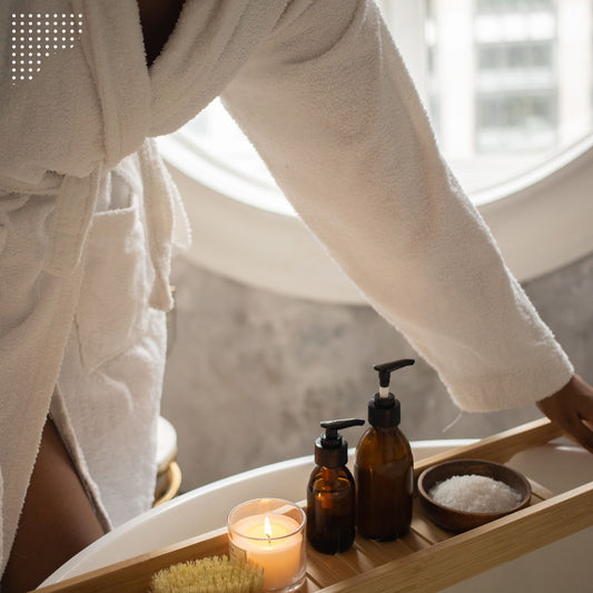Spa like bath experience 