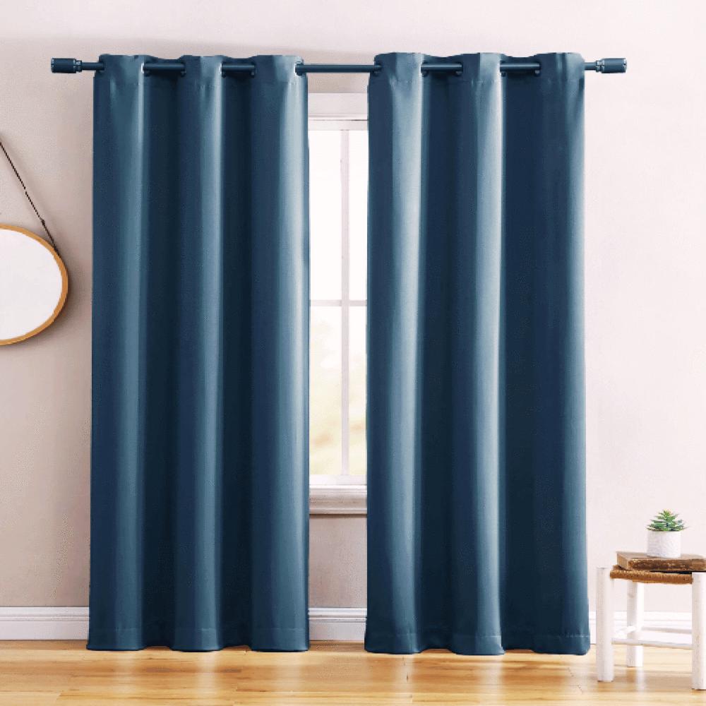 Ring Top Blackout Thermal Single Curtain.