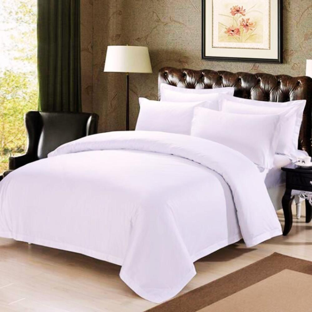 Premium Cotton Polyester Blend Flat Bed Sheet