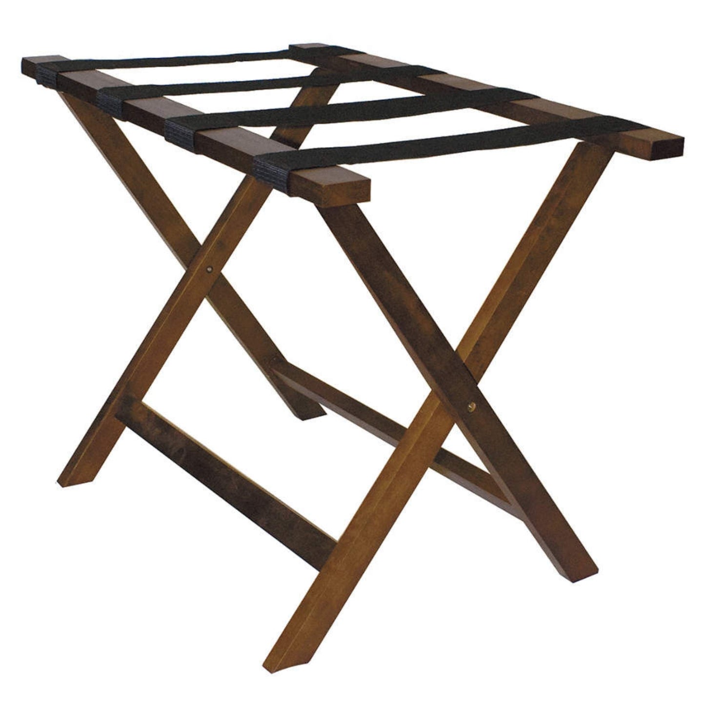 Heavy Duty Folding Luggage Rack with Black Nylon Straps - Premium Luggage Racks & Stands from HYC Design - Just $79.99! Shop now at HYC Design & Hotel Supply