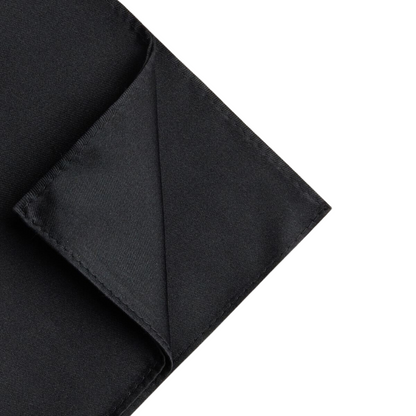 Napkins (20x20") / Black - Spun Polyester (closer view).