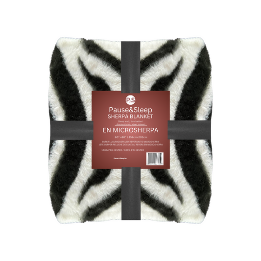 Sherpa Blanket - Flannel & Fuzzy Dual-Design: Perfect for hotels and Airbnb. Cozy up with this versatile and luxurious blanket.