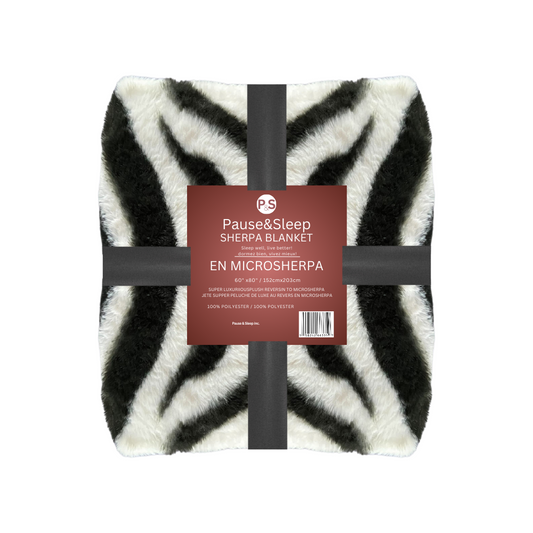 Sherpa Blanket - Flannel & Fuzzy Dual-Design