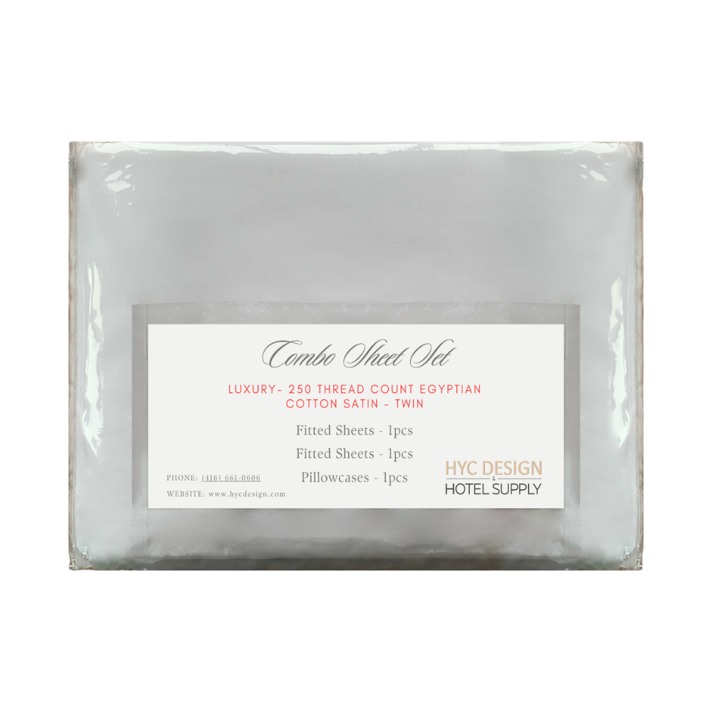 Premium 250 Thread Count Sheet Sets (Multiple Sizes) | HYC Design ...