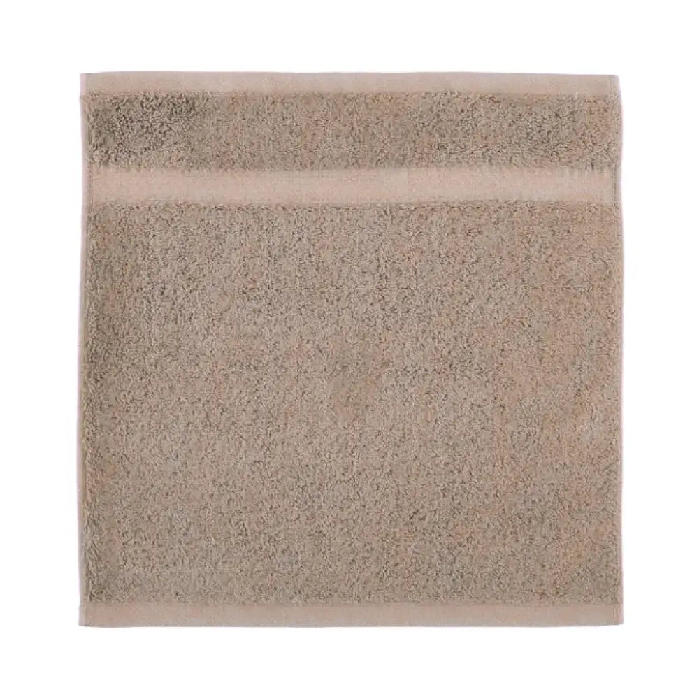 Colored Spa/Hotel Washcloth (12x12") - Light brown