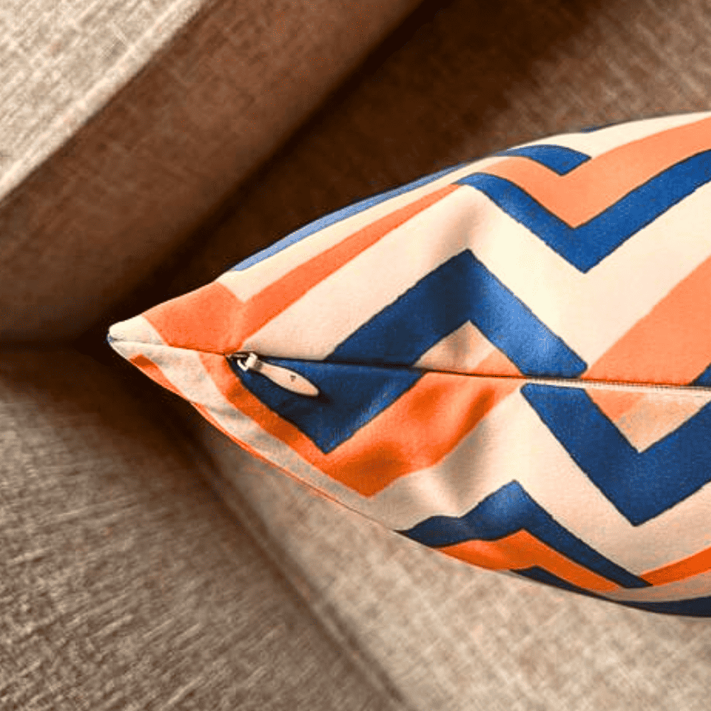 Chevron Pillow Case closer view