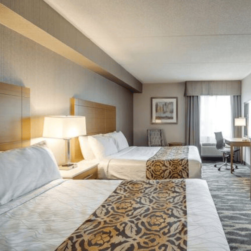 Hotel bed scarf