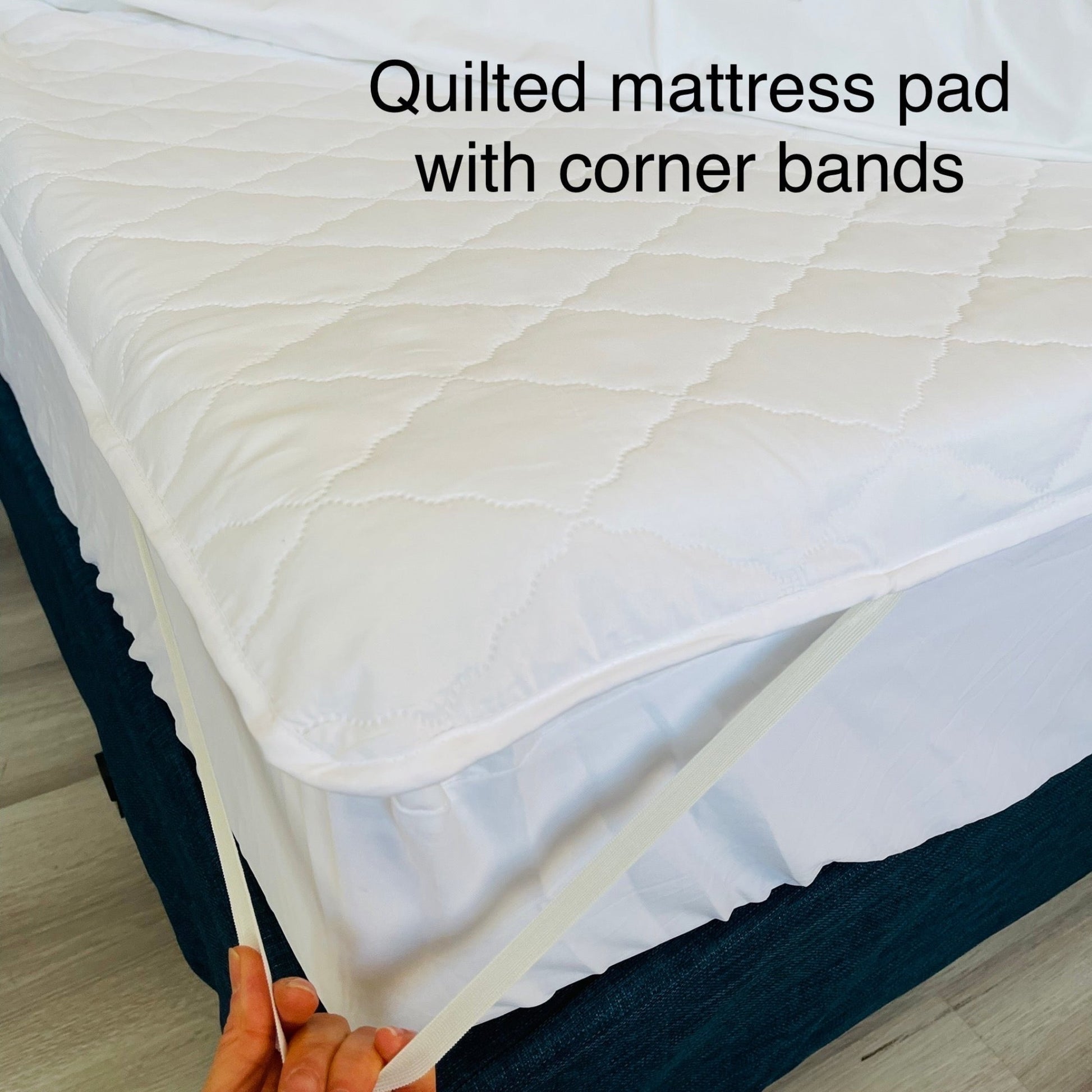Ultrasonic Quilted Mattress Pad (with Anchor Bands)