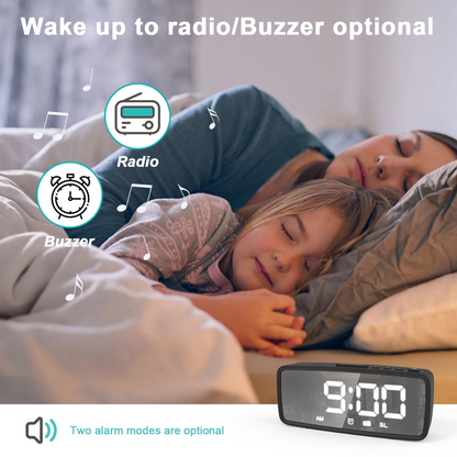 Alarm Clock with FM Radio ( optional buzzer).