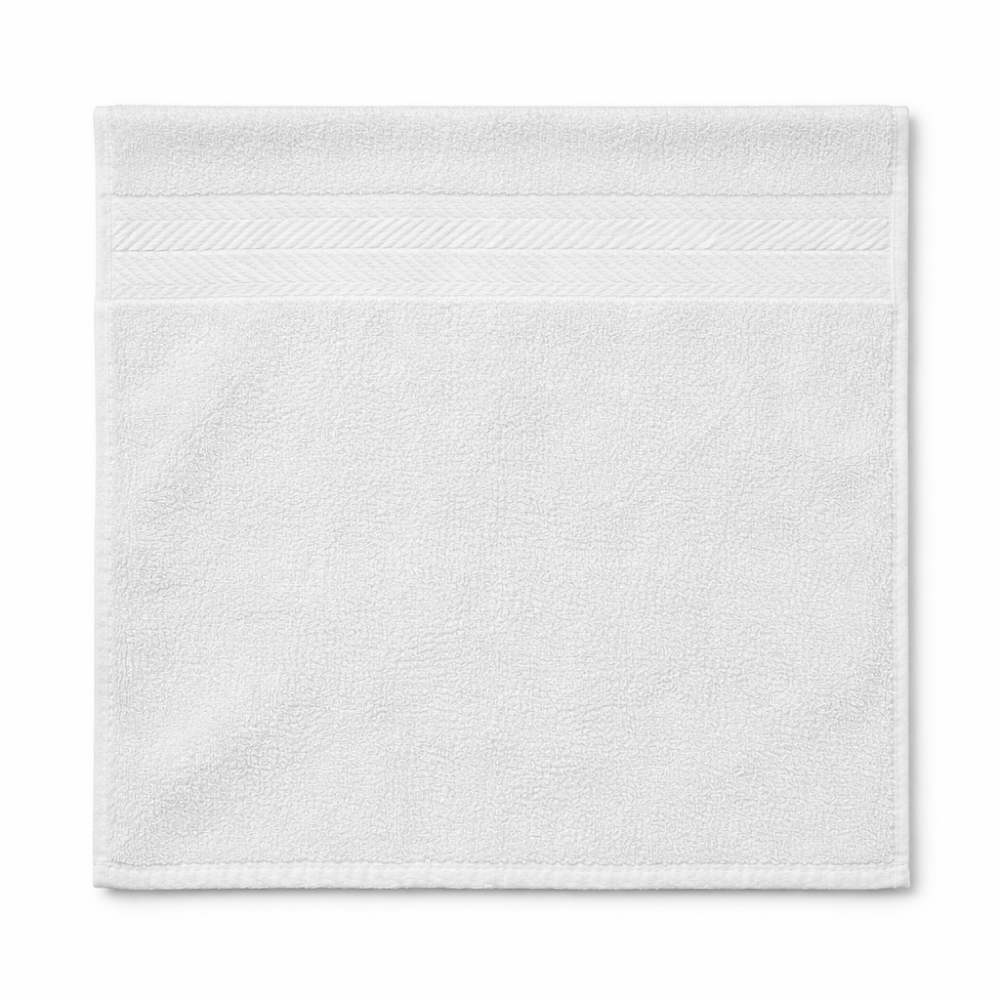 Soft Turkish cotton facecloth with a plush, absorbent texture designed for gentle, everyday cleansing