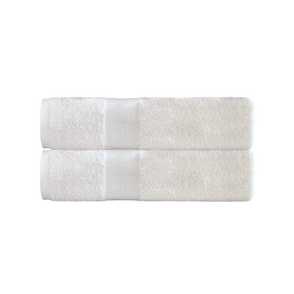 100% cotton towels bulk Canada
- A pair of 2 folded bath towels 