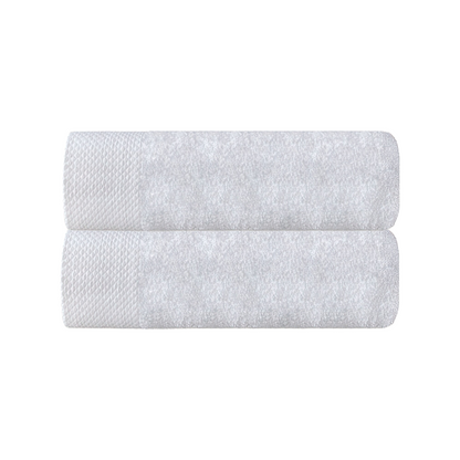 High-quality jacquard - design towels
- 2 Luxury Bath Towels Folded View