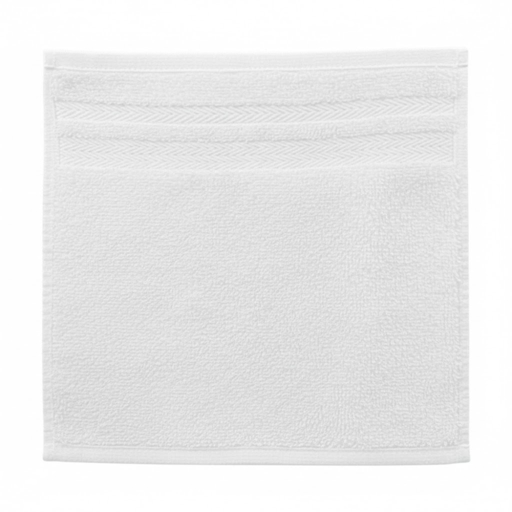 Premium cotton washcloth with a soft, plush texture, designed for comfort and an elegant, hotel-inspired look