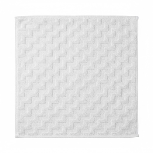 Soft cotton-blend washcloth with a plush texture designed for quick drying and everyday comfort